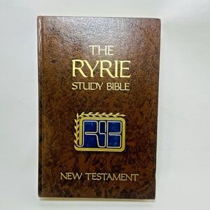 The Ryrie Study Bible New Testament King James Version  KJV  Moody Press 1976 HC